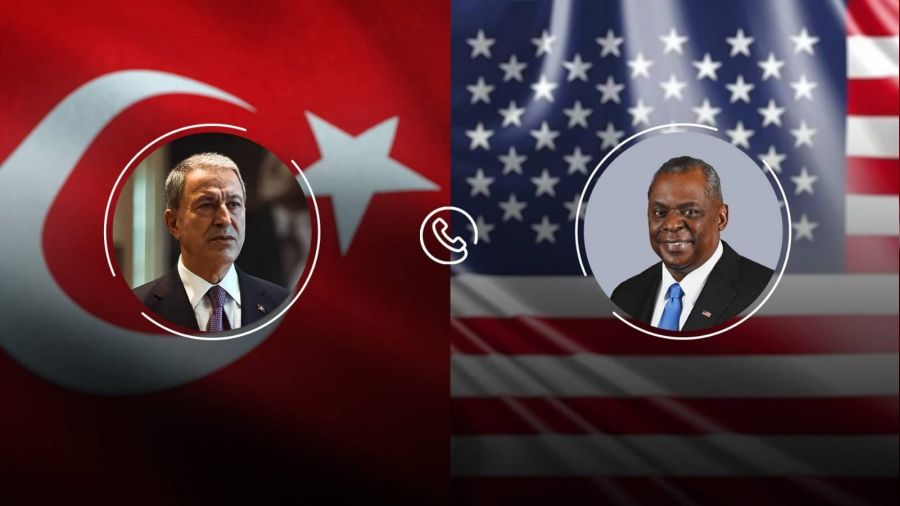 Bakan Akar, ABD Savunma Bakanı ile görüştü