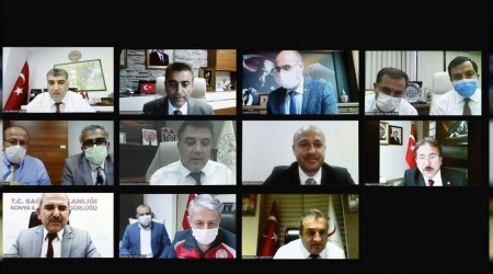 Bakan Koca, 11 ilin Sağlık Müdürü ile görüştü