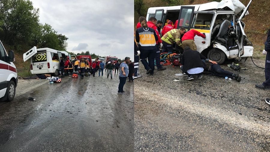 Balıkesir-Kütahya yolu kan gölü: 6 ölü, 12 yaralı