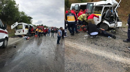 Balıkesir-Kütahya yolu kan gölü: 6 ölü, 12 yaralı