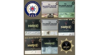 Balıkesir polisi uyuşturucu tacirlerine göz açtırmıyor: 10 gözaltı