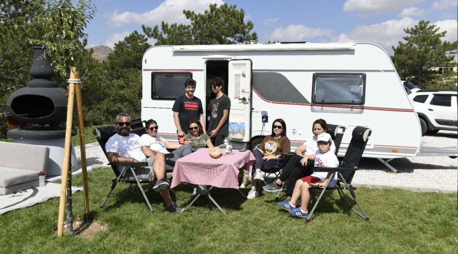 Başkentin karavan parkları, gözde mekan