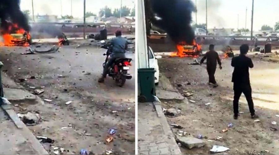 Basra'da bomba ykl ara patlad: 4 l, 4 yaral