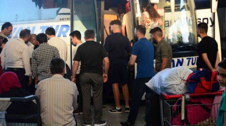 Bayram öncesi otobüsler tam kapasite doldu
