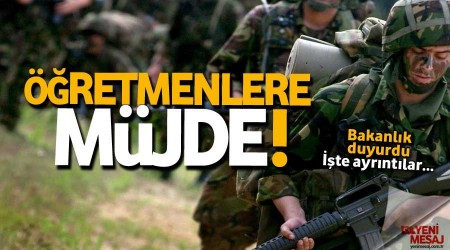 "Bedelli"de öğretmenlere kolaylık