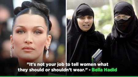 Bella Hadid'ten Hindistan'daki başörtü yasağına tepki