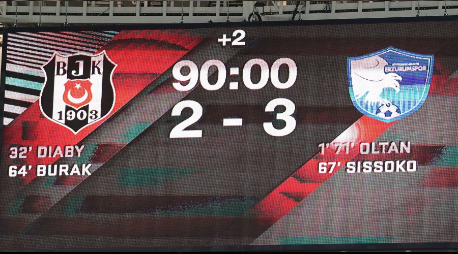 Beşiktaş’ta şok