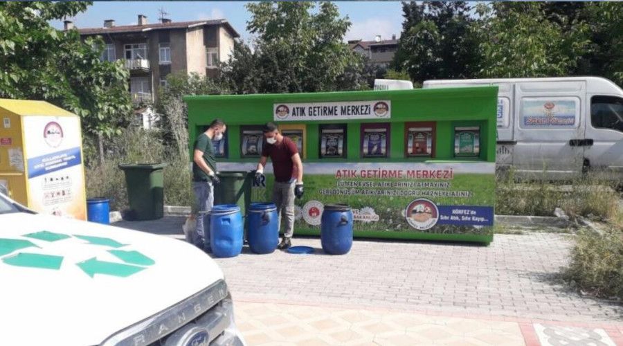 Bir ayda 1 ton bitkisel yağ toplandı