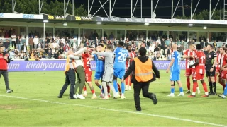 Bodrum FK - Samsunspor mann son dakikalarnda gergin anlar