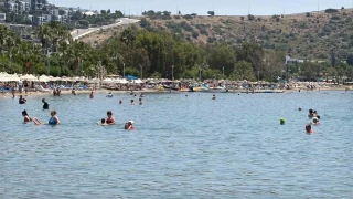 Bodrum sahillerinde 'bayram' younluu