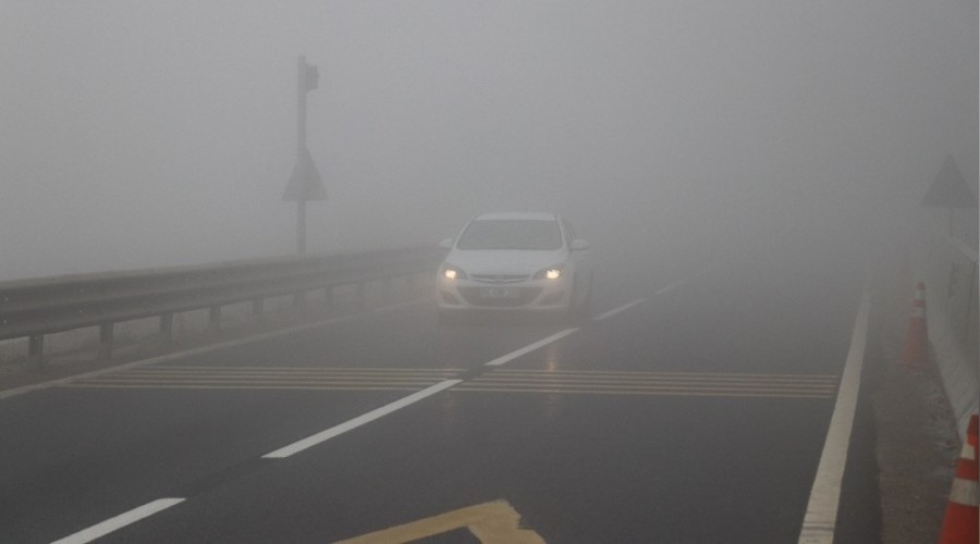 Bolu Dağı'nda görüş mesafesi 10 metreye düştü