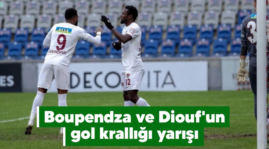 Boupendza ve Diouf'un gol krallığı yarışı