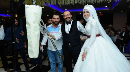 Böyle olur dondurmacının düğünü