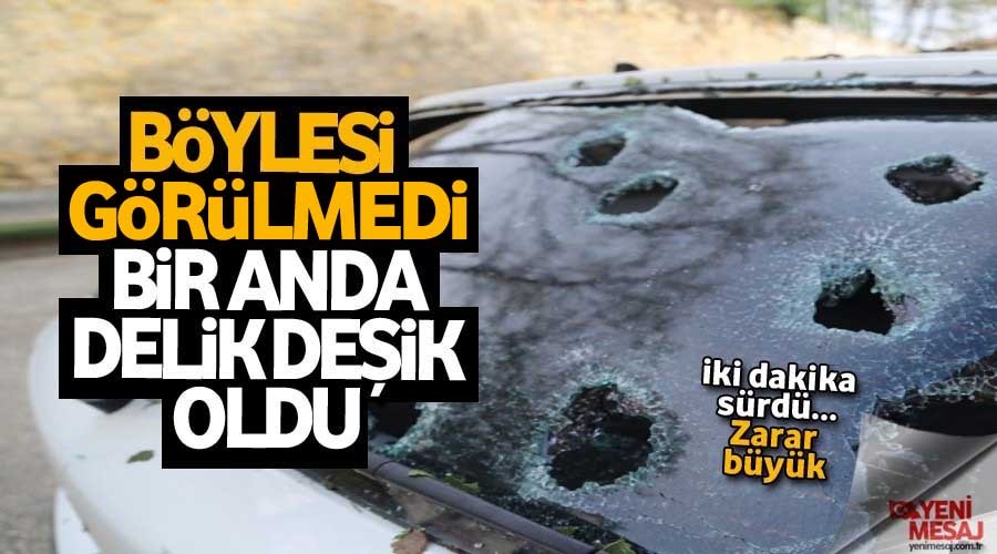 Böylesi görülmedi , delik deşik etti !