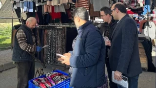 BTP Baakehir aday pazar esnafn ziyaret etti