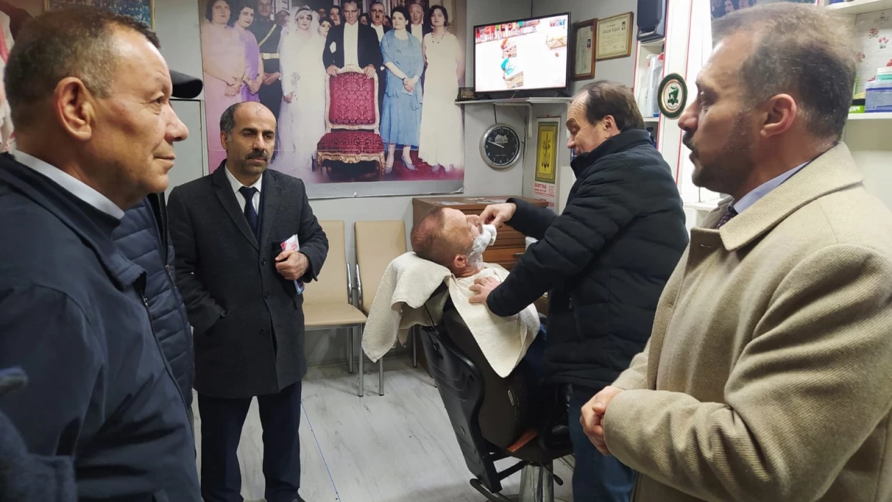 BTP Kocaeli adaylar� Kuru�e�me esnaf�n� ziyaret etti