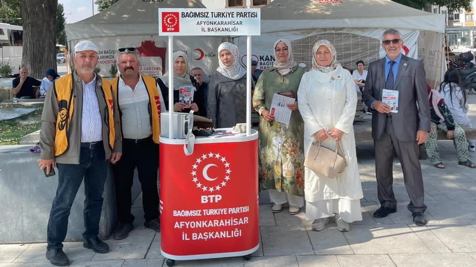 BTP’den Afyonkarahisar ve Uşak’ta yoğun saha ve medya çıkarması