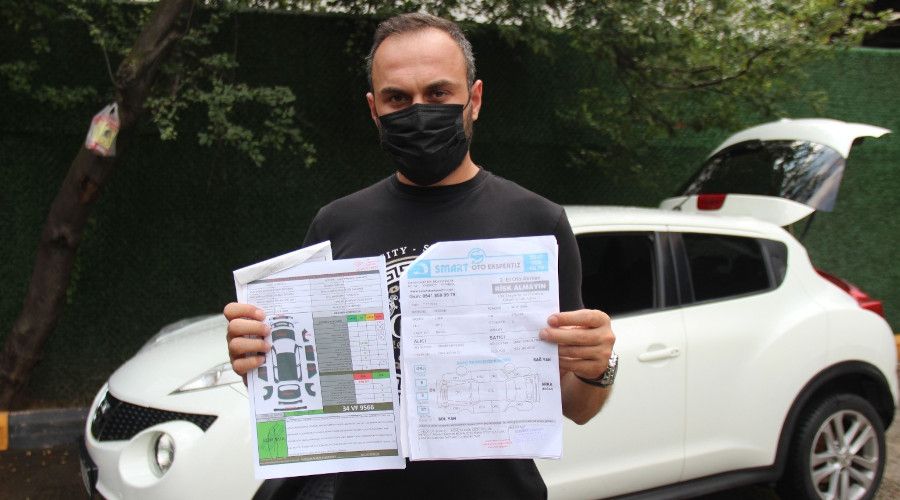 B�t�n par�alar� orijinal diye ald��� arac�n� ekspere g�t�rd���nde �oke oldu