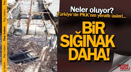 Büyük tehlike! 3 odalı sığınak imha edildi