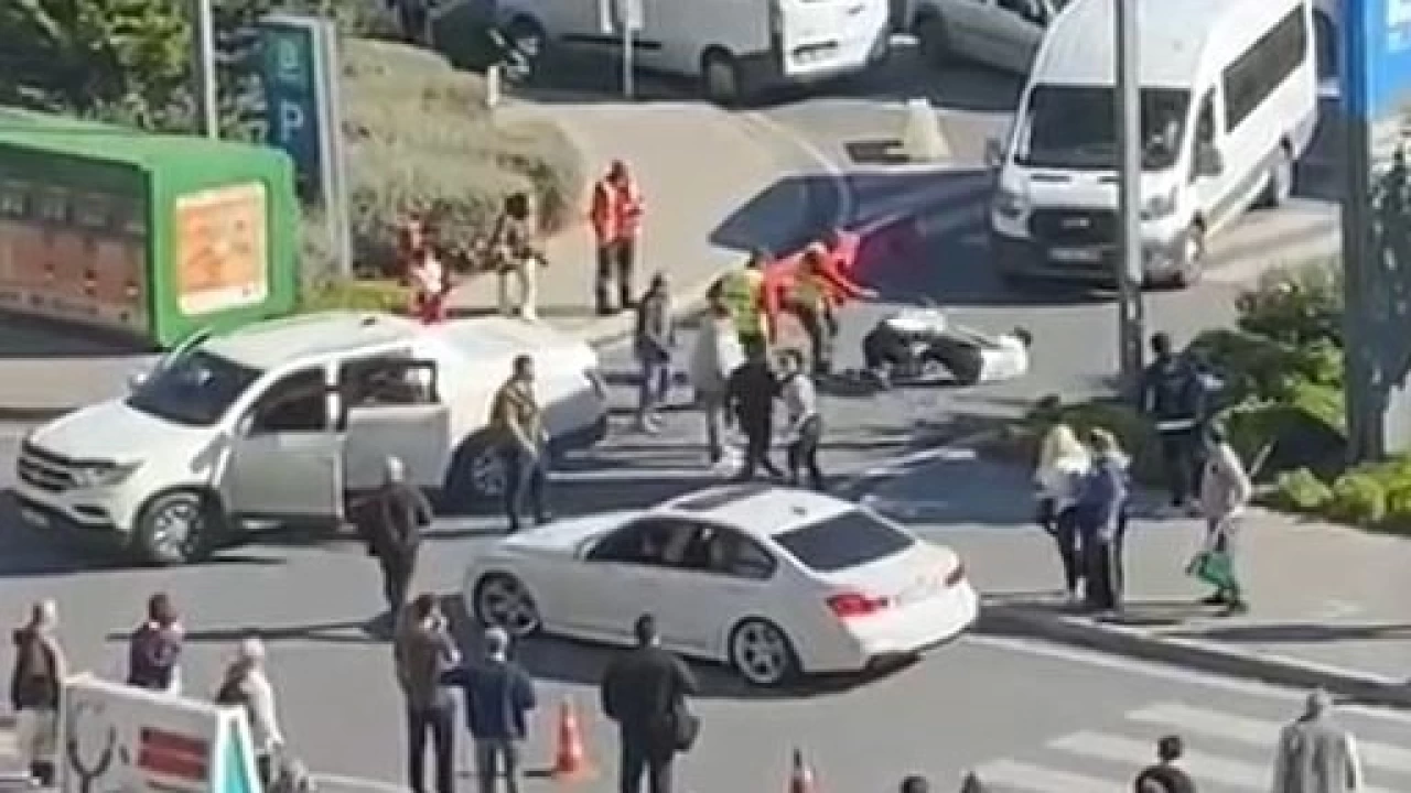 Çam ve Sakura Şehir Hastanesi girişinde kavga