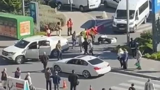 am ve Sakura ehir Hastanesi giriinde kavga