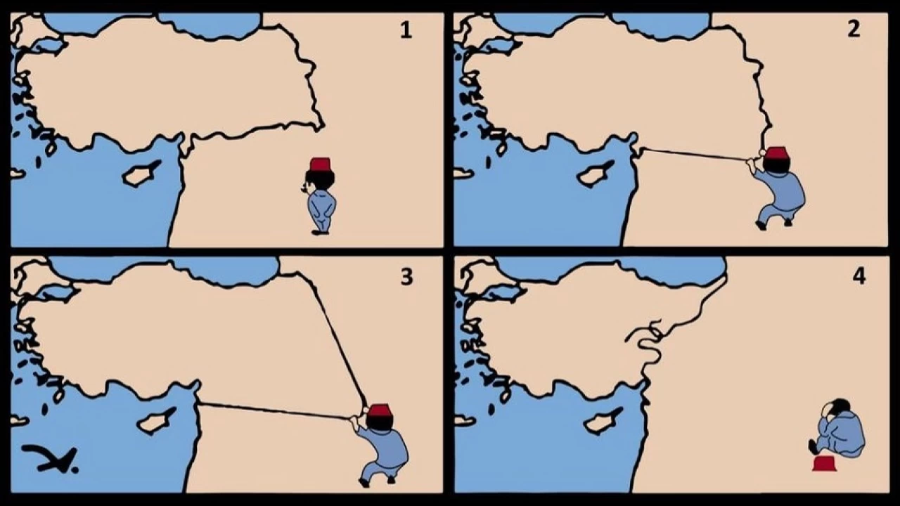 Cihat Yaycı'dan Türkiye’ye karikatürlü bölünme uyarısı