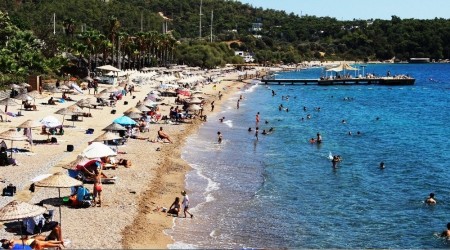 Çöl sıcakları Bodrum'u terk etmiyor