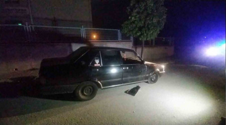 Çorum'da seyir halindeki araç kurşunlandı