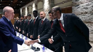 Cumhurbaşkanı Erdoğan, Galatasaray'ı kabul etti