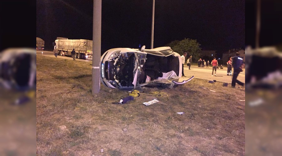 Denizli'de feci kaza