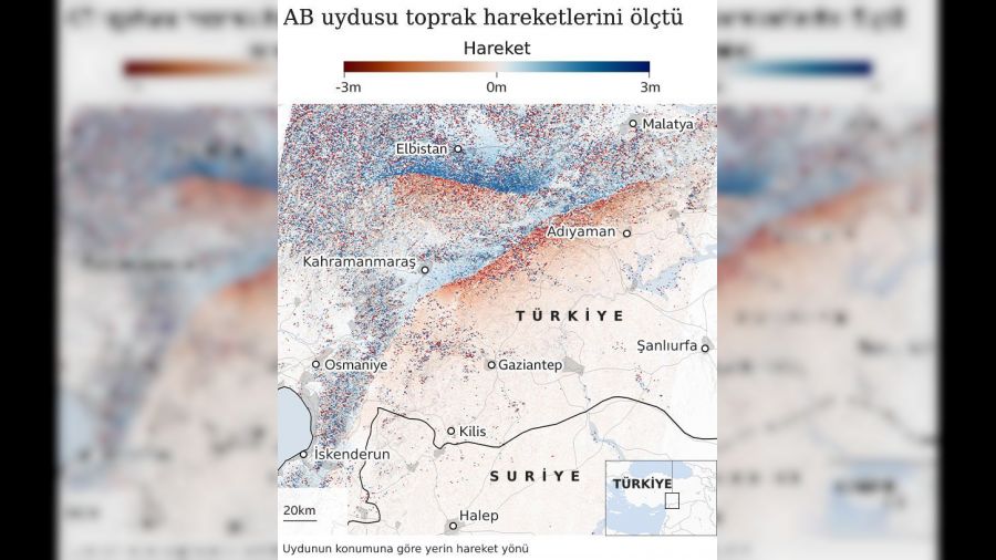 Depremlerde yer yerinden oynad