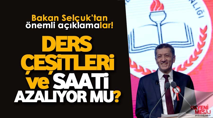 Ders �e�itleri yar� yar�ya azalt�l�yor