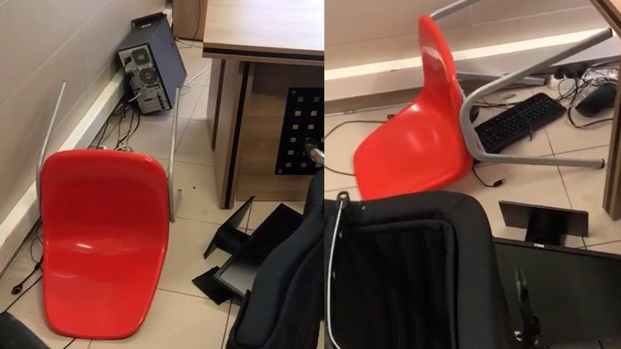 Disiplin cezası alan öğrencinin velisi öğretmenlere saldırdı