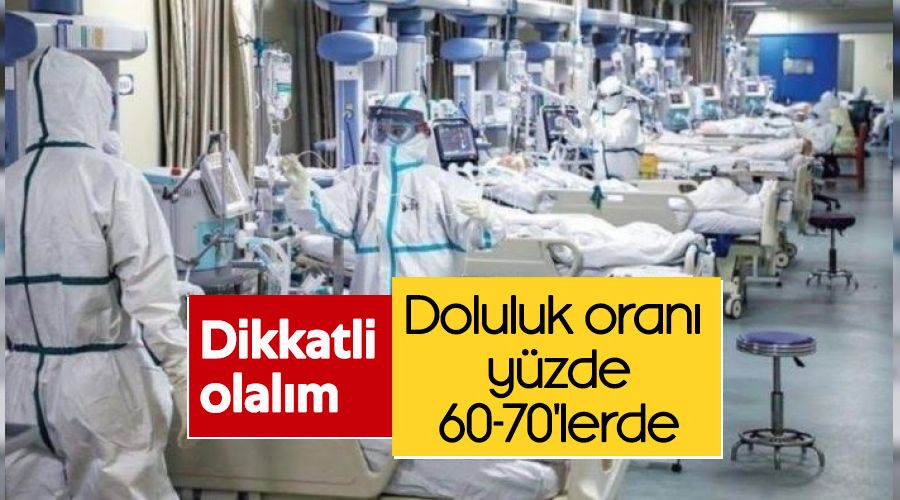 'Doluluk y�zde 60-70'lerde, dikkatli olal�m'