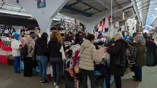 Edirne'de Balkan Pazar� yeniden a��ld�: Esnaf umutlu