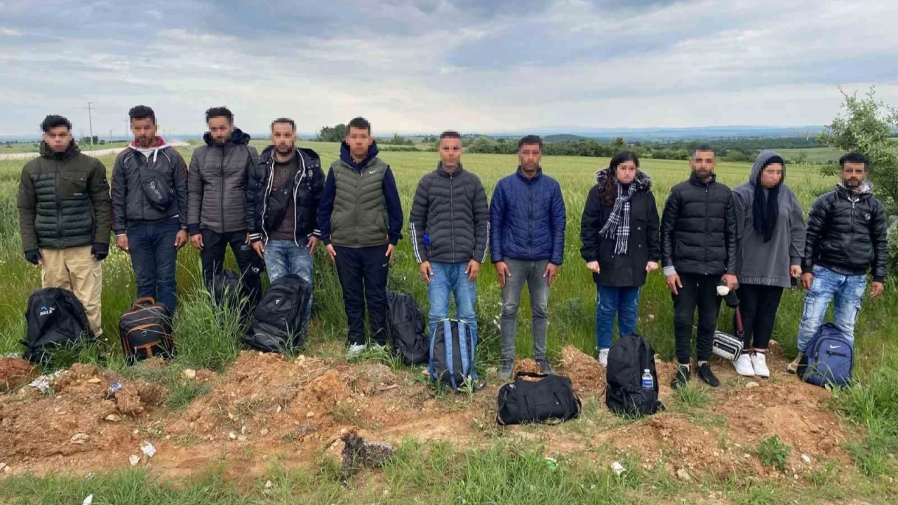Edirne'de bir ayda 807 düzensiz göçmen ve 16 organizatör yakalandı