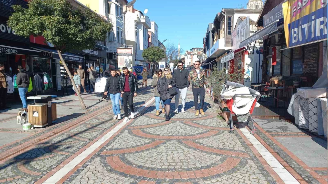 Edirne'de bir g�nde 4 mevsim birlikte ya�and�