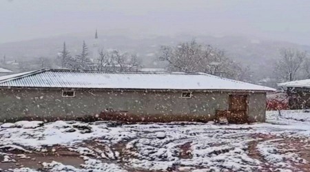 Edirne'ye kar yağdı