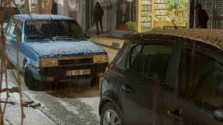 Elazığ'da şiddetli dolu yağışı oldu