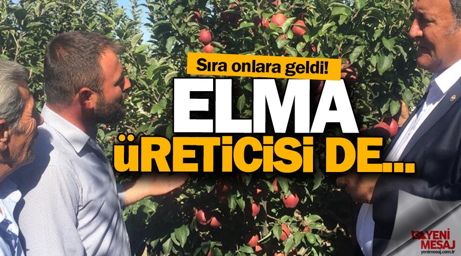 Elma reticisi de madur olacak