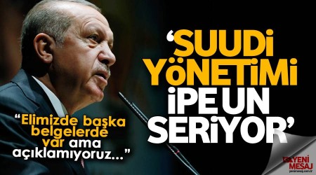 Erdoğan'dan flaş 'Suud' çıkışı!