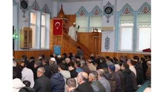 Erzurum'da bayram namaz cokusu