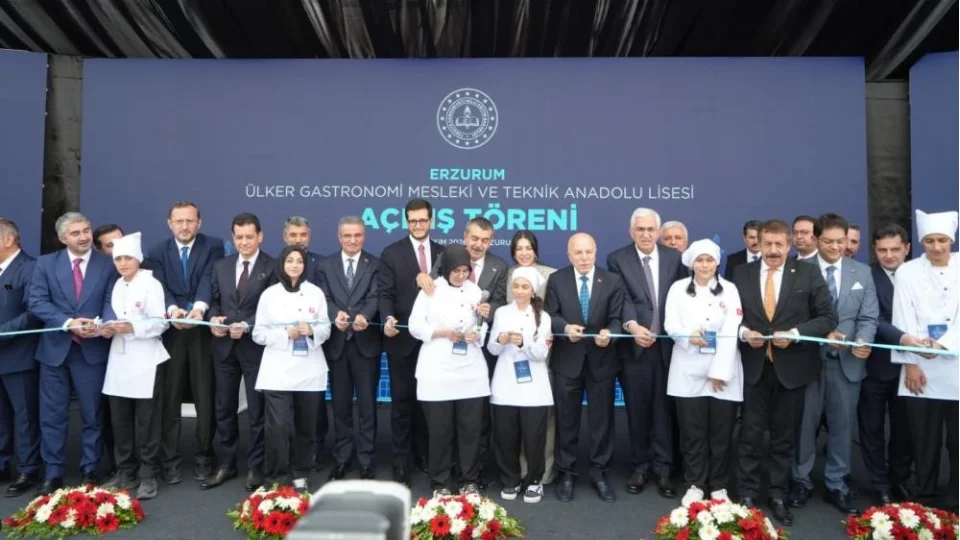 Erzurum’da Türkiye Gastronomi Liseleri Projesi’nin ilk adımı atıldı
