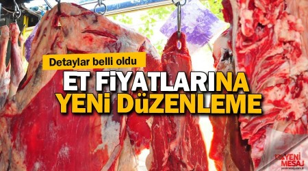 Et fiyatlarına yeni düzenleme