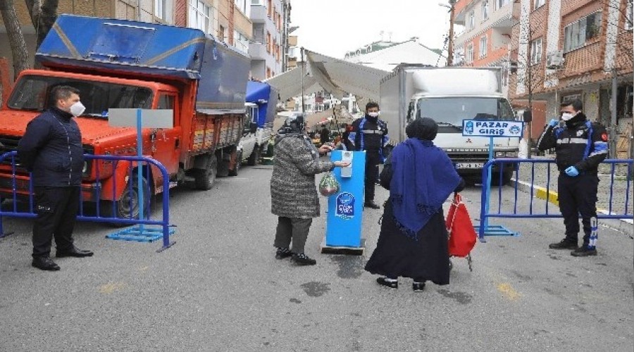 Eyüpsultan'da pazar yerlerine en fazla 750 kişi alınacak
