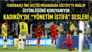 Fenerbahçe, öne geçtiği müsabakada Göztepe'ye mağlup