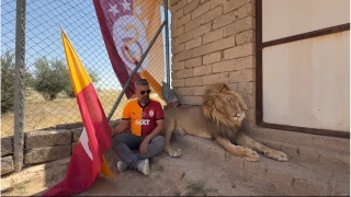 Galatasarayl taraftar, ampiyonluu aslanlaryla kutlad