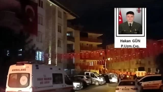 Gaziantep'e şehit ateşi düştü