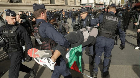 Gazze vahşetine destek olan Avrupa'da İsrail'i protesto etmek bile yasak