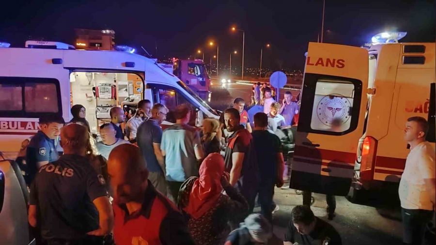 Giresun'da trafik kazas�: 7 yaral�